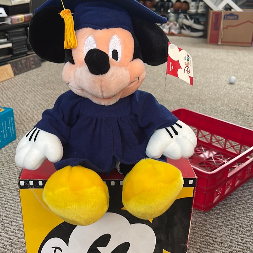 Walt Disney Mickey Mouse graduation plush